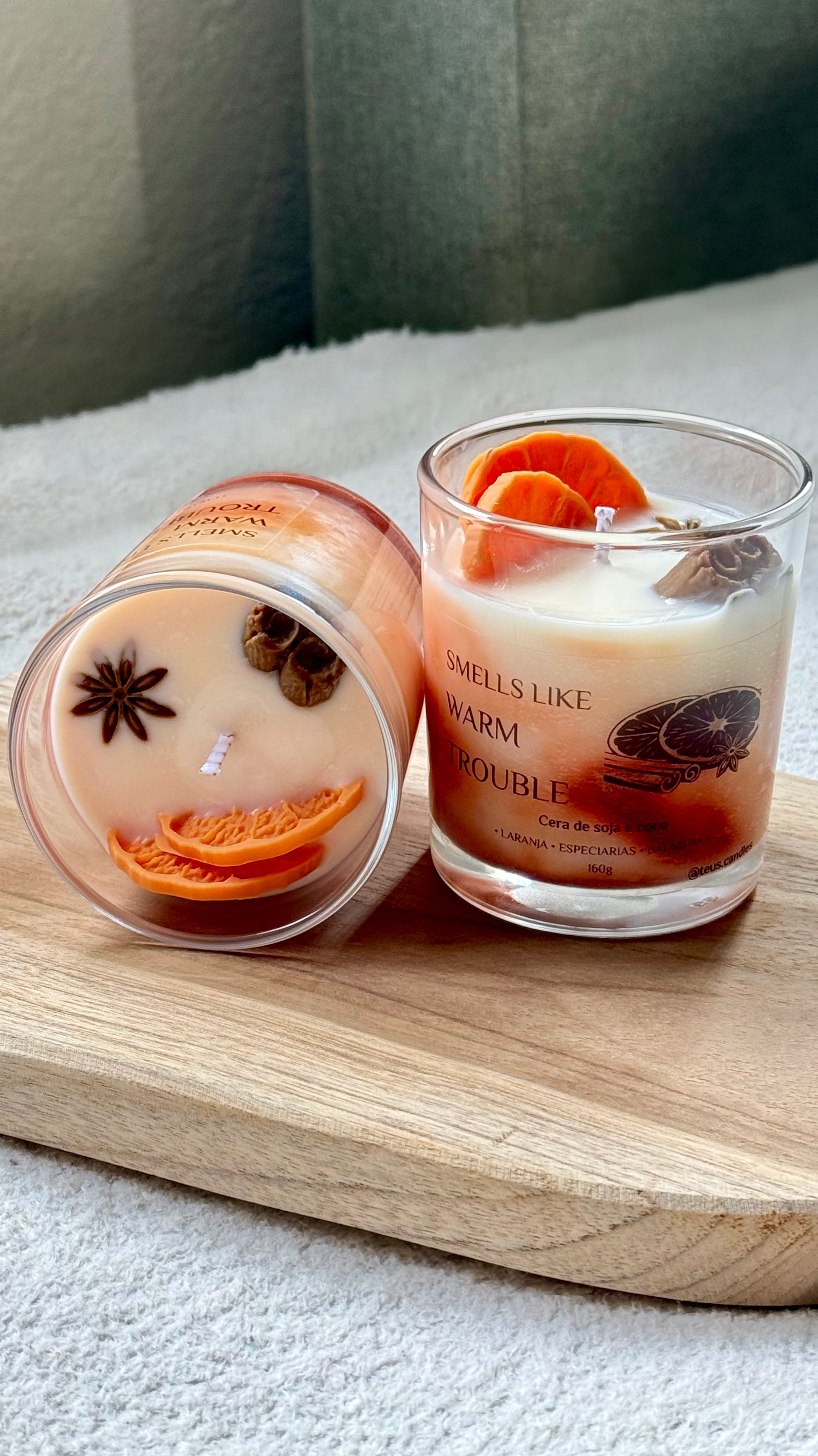 Smells like warm trouble - laranja e especiarias